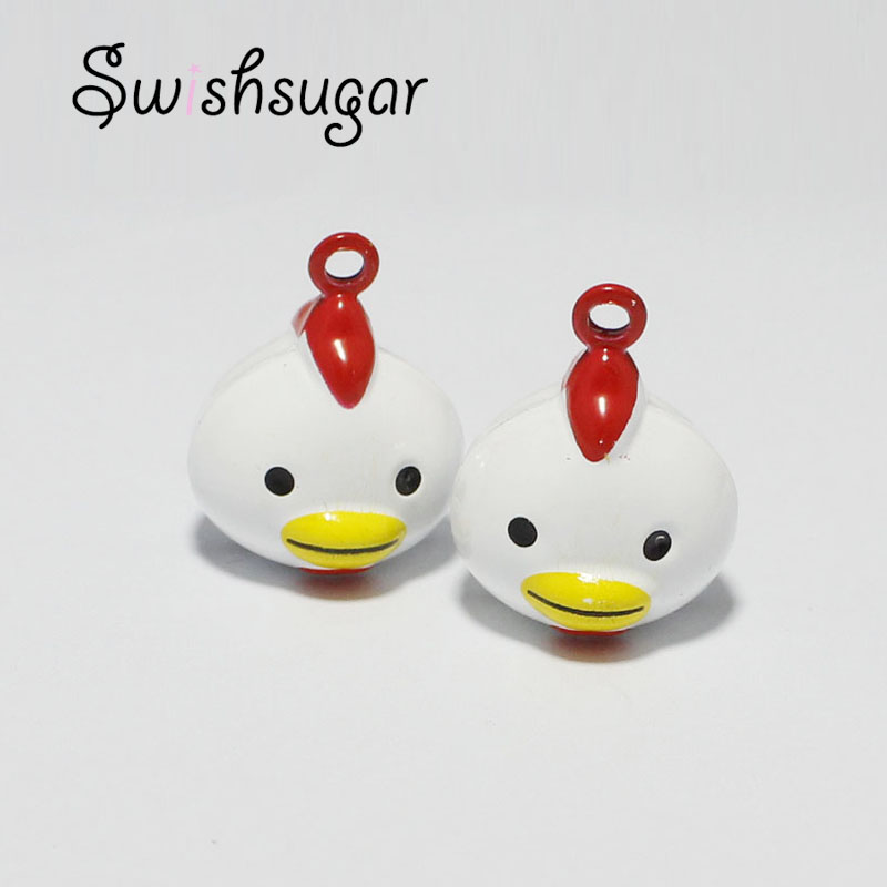 Vape Decoration - Enamel Cartoon Animal Cock Bell Charms