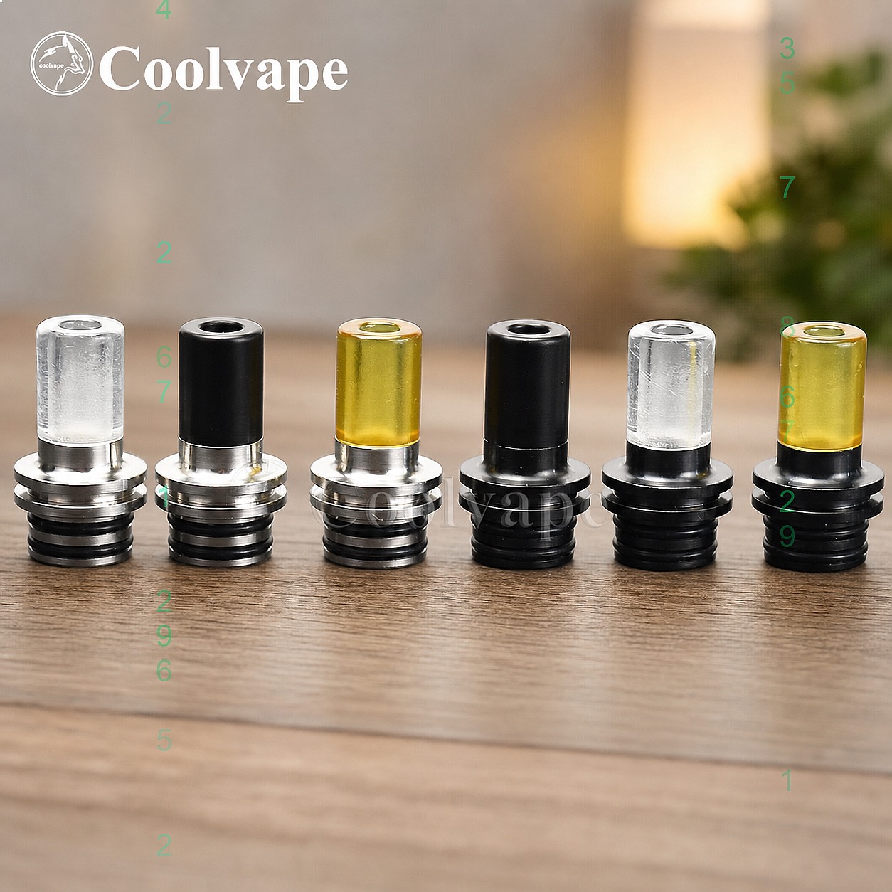 510 MTL Drip Tip Heat Resistan - Vape Accessory ulasan dan harga