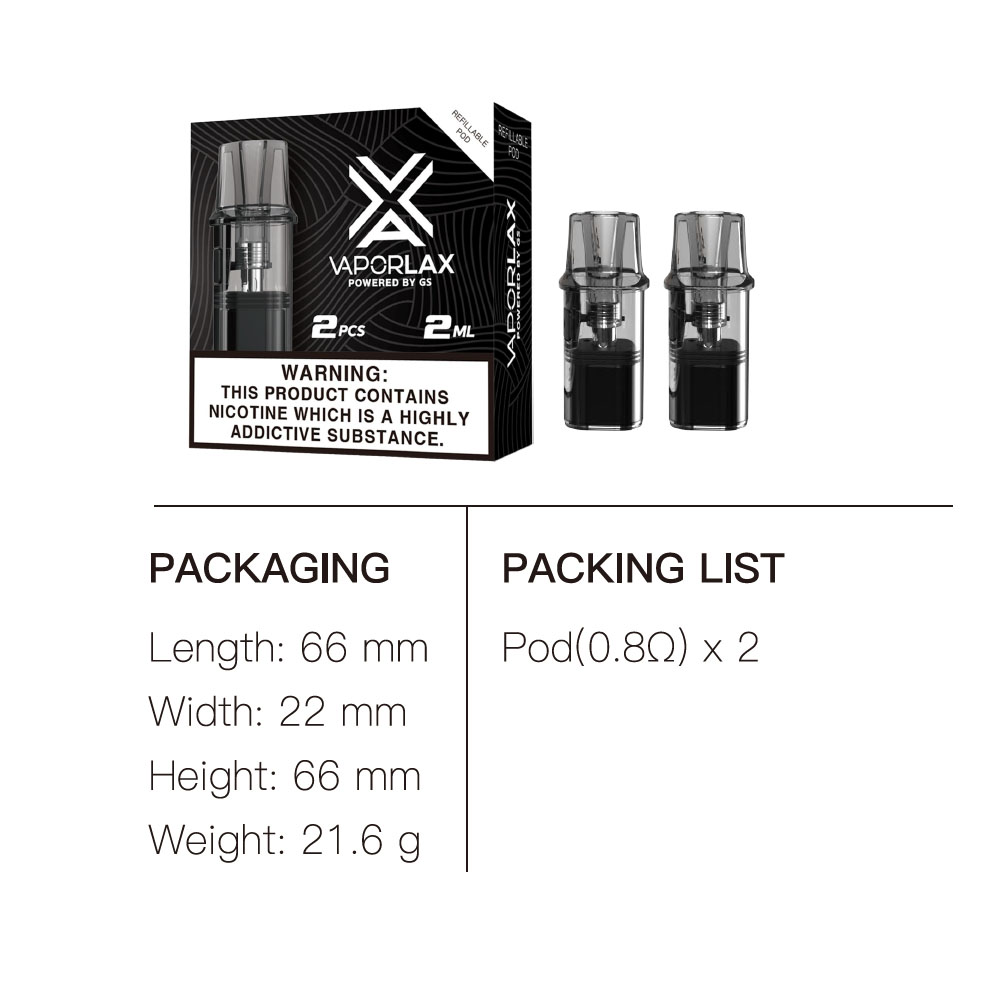 VaporLax Nano Cartridge 2ml wi - Vape Coil Replacement ulasan dan harga