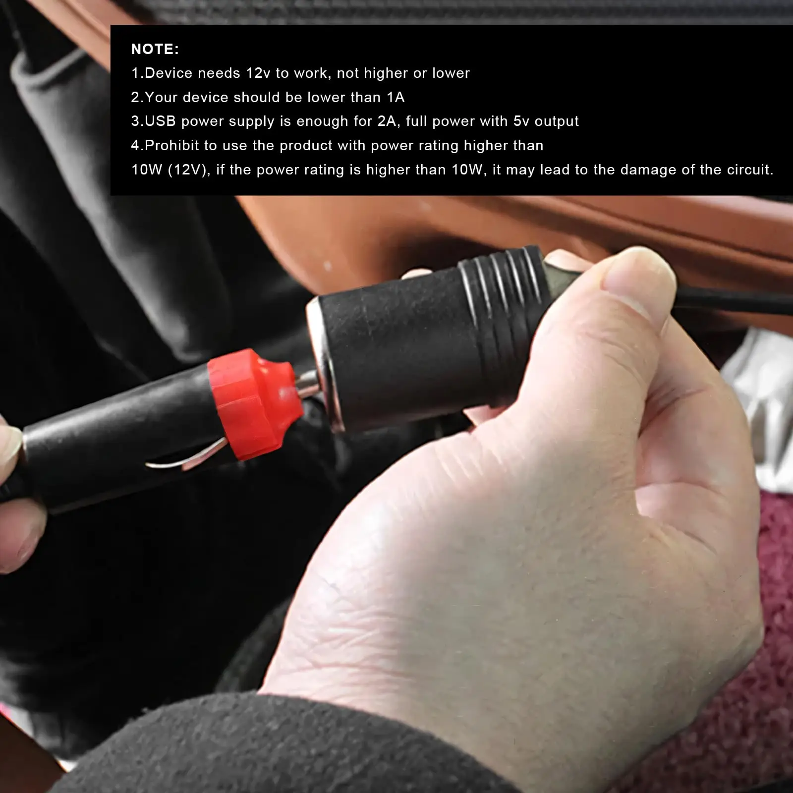 5V To 12V Cigarette Lighter So - Vape Accessory ulasan dan harga