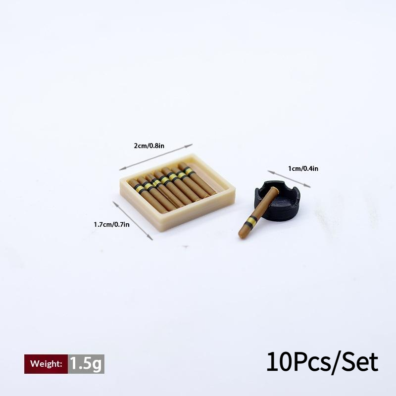 10Pcs Pretend Play Toys 1/12 D - Vape Decoration ulasan dan harga