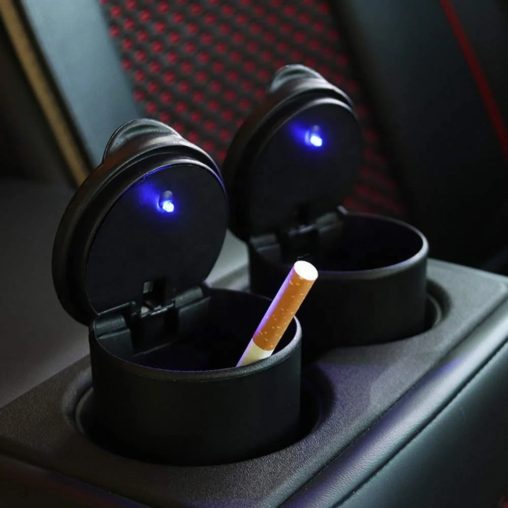 Portable Car LED Ashtray Unive - Vape Decoration ulasan dan harga