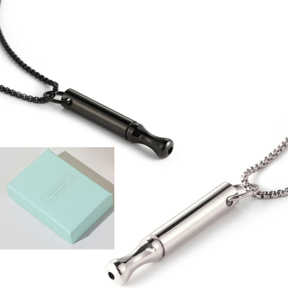 Titanium Steel Breathing Neckl - Vape Accessory ulasan dan harga